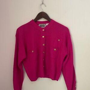 Forenza Vintage Women's Pink Alpaca and Lambswool Blend Sweater